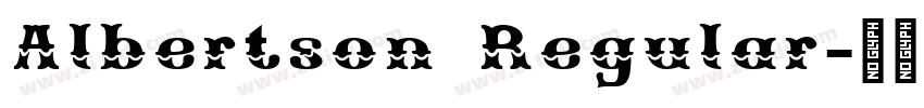 Albertson Regular字体转换